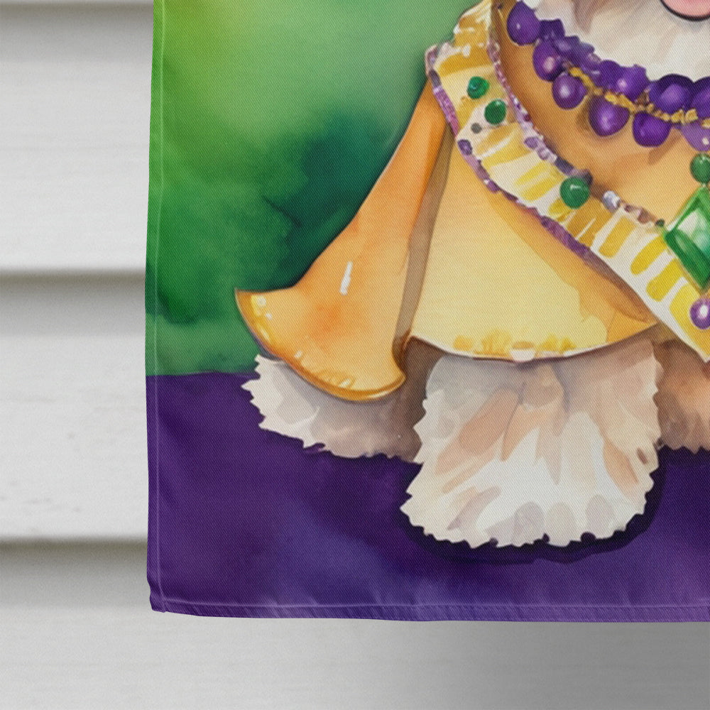 Maltipoo King of Mardi Gras House Flag