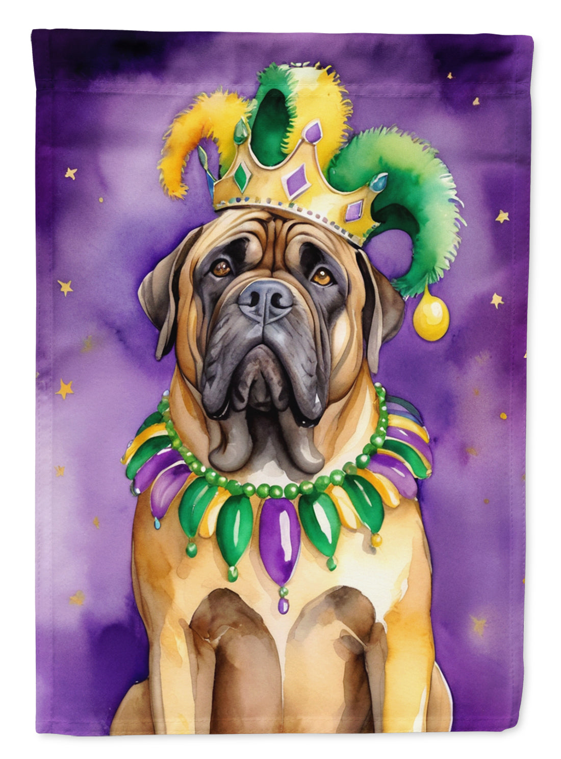 Buy this Mastiff King of Mardi Gras House Flag