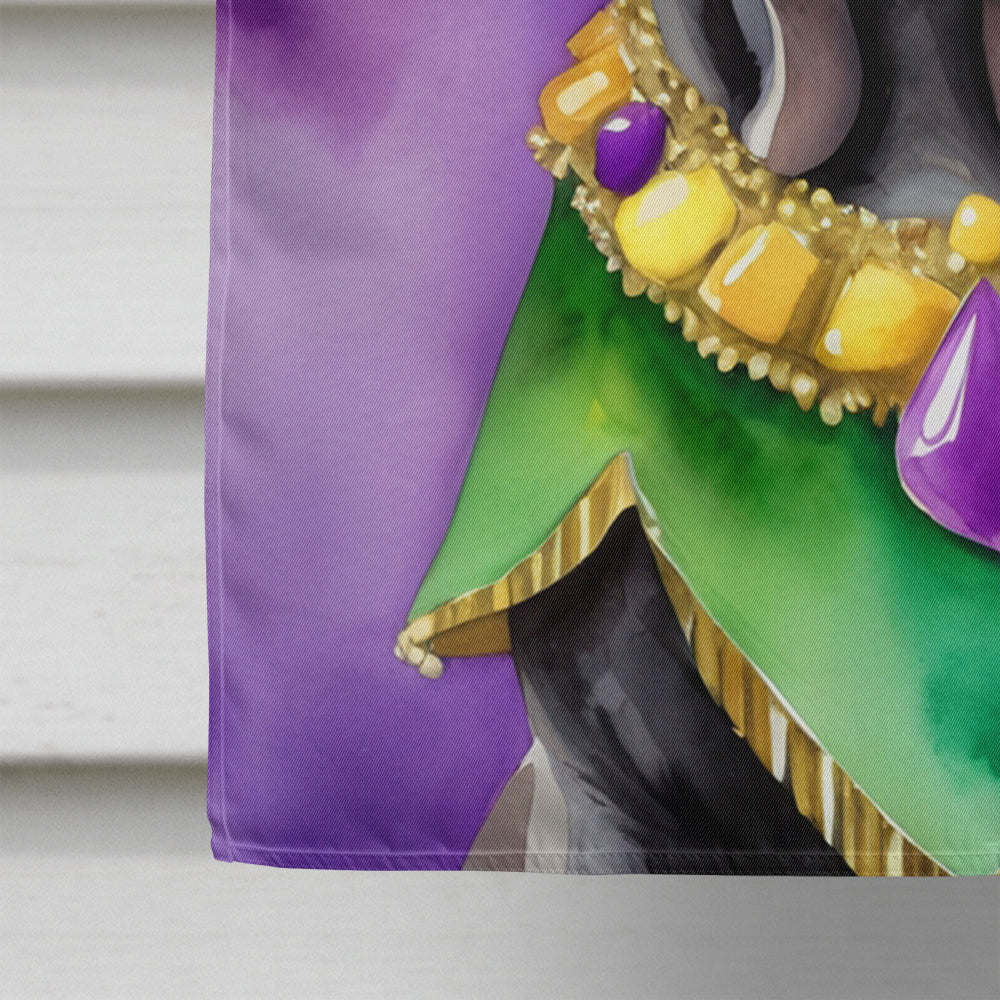 Neapolitan Mastiff King of Mardi Gras House Flag