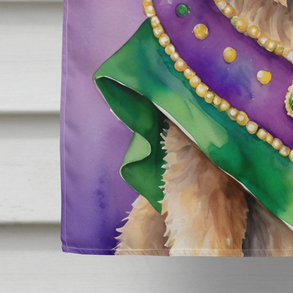 Otterhound King of Mardi Gras House Flag