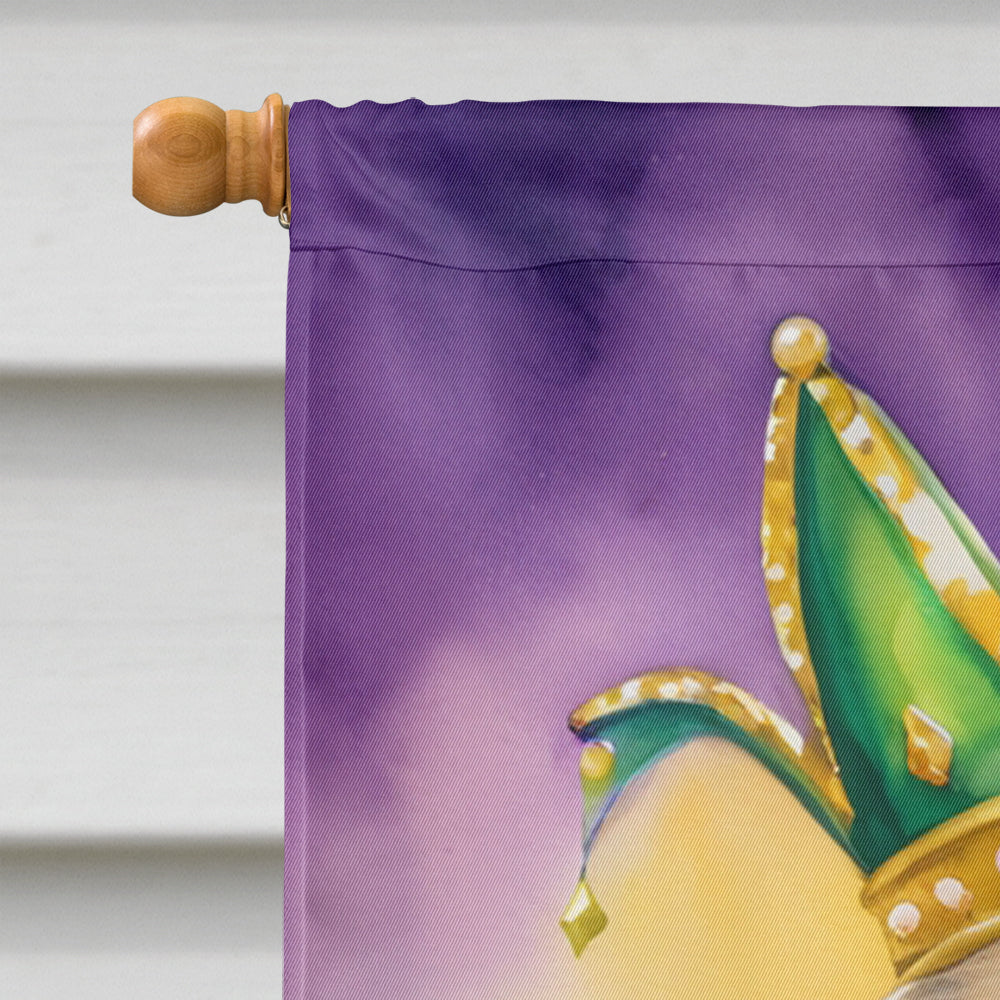 Pekingese King of Mardi Gras House Flag