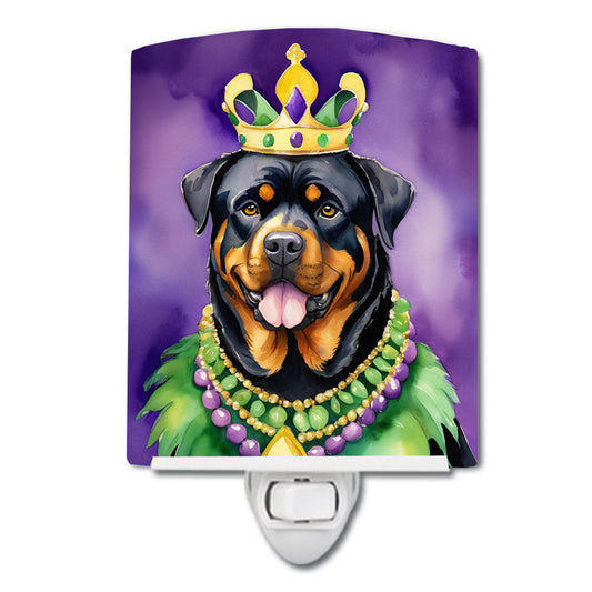 Buy this Rottweiler King of Mardi Gras Ceramic Night Light