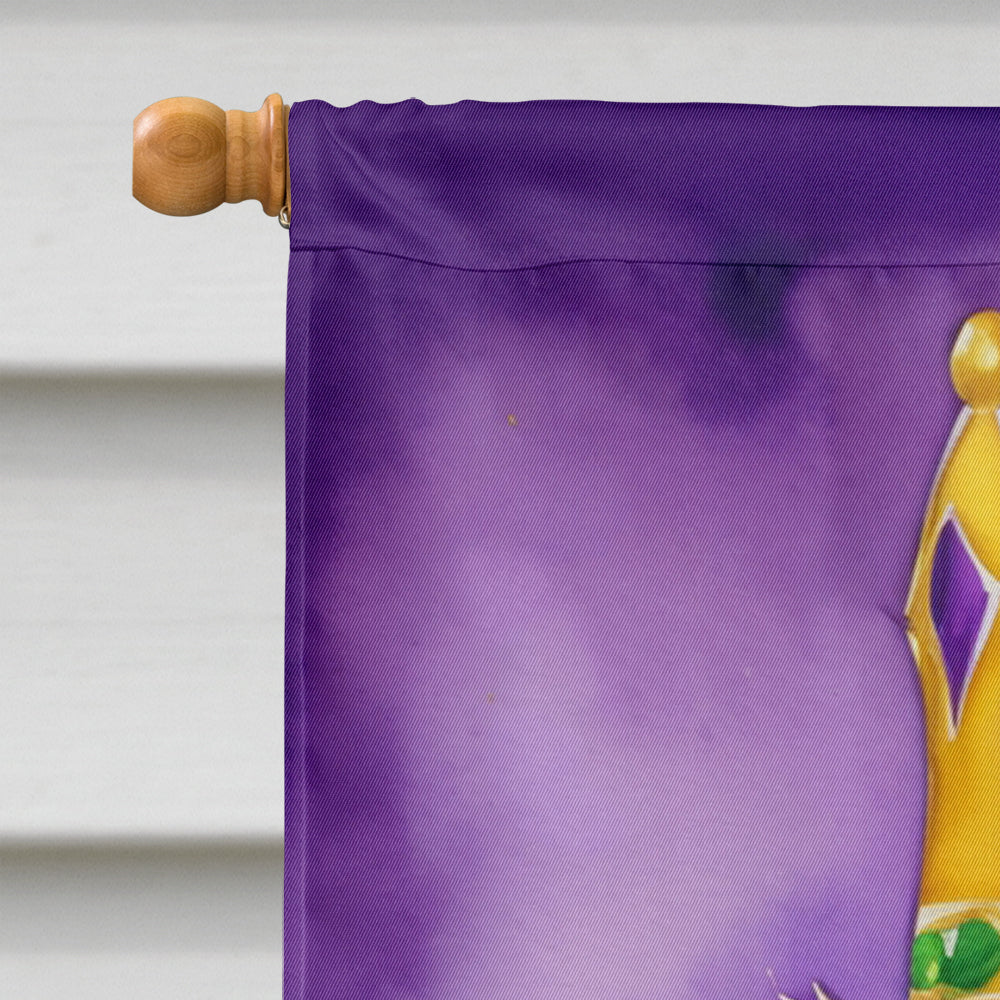 Saint Bernard King of Mardi Gras House Flag