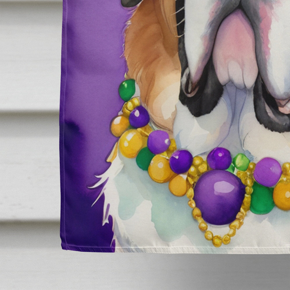 Saint Bernard King of Mardi Gras House Flag