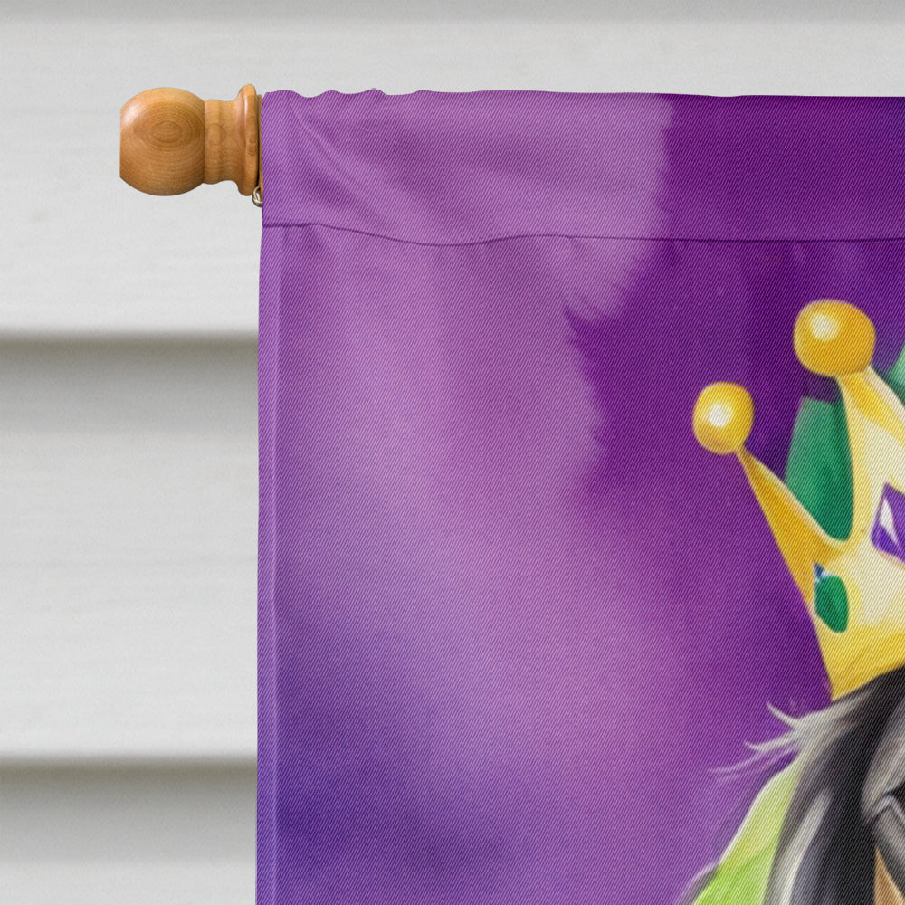 Saluki King of Mardi Gras House Flag