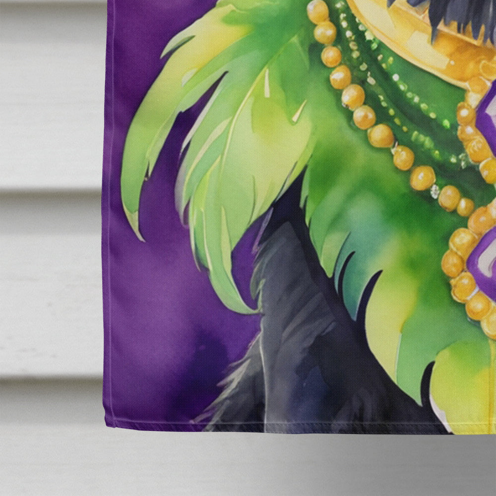 Schipperke King of Mardi Gras House Flag