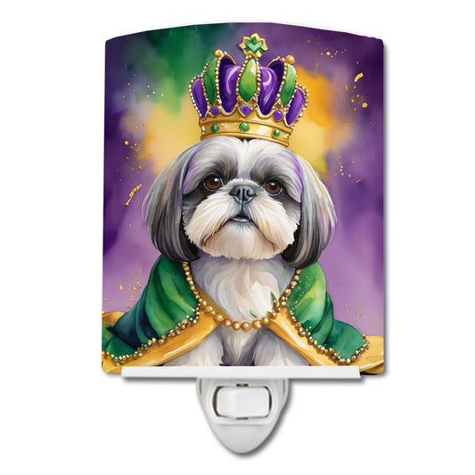 Buy this Shih Tzu King of Mardi Gras Ceramic Night Light