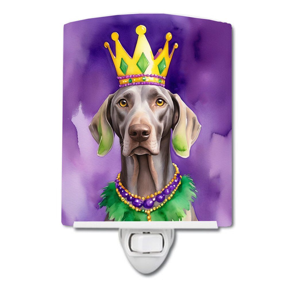 Buy this Weimaraner King of Mardi Gras Ceramic Night Light