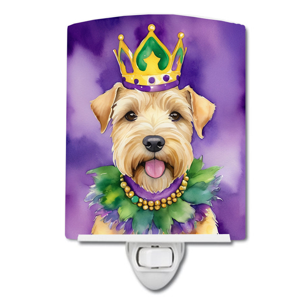 Buy this Wheaten Terrier King of Mardi Gras Ceramic Night Light