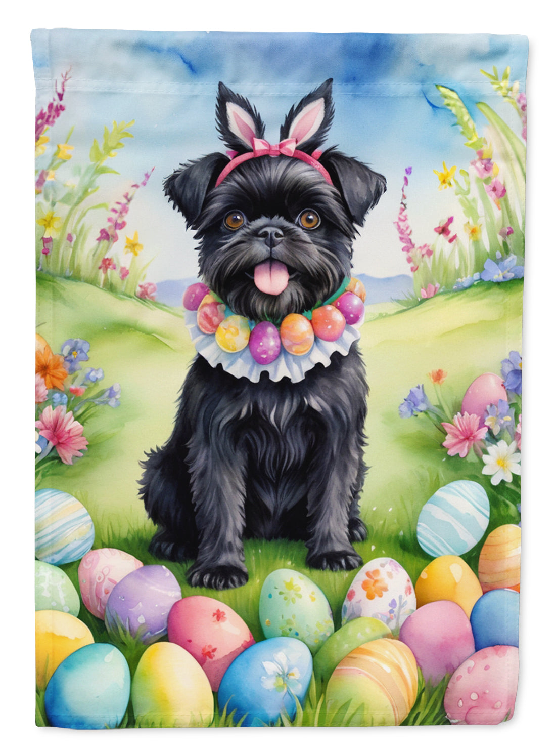 Buy this Affenpinscher Easter Egg Hunt House Flag