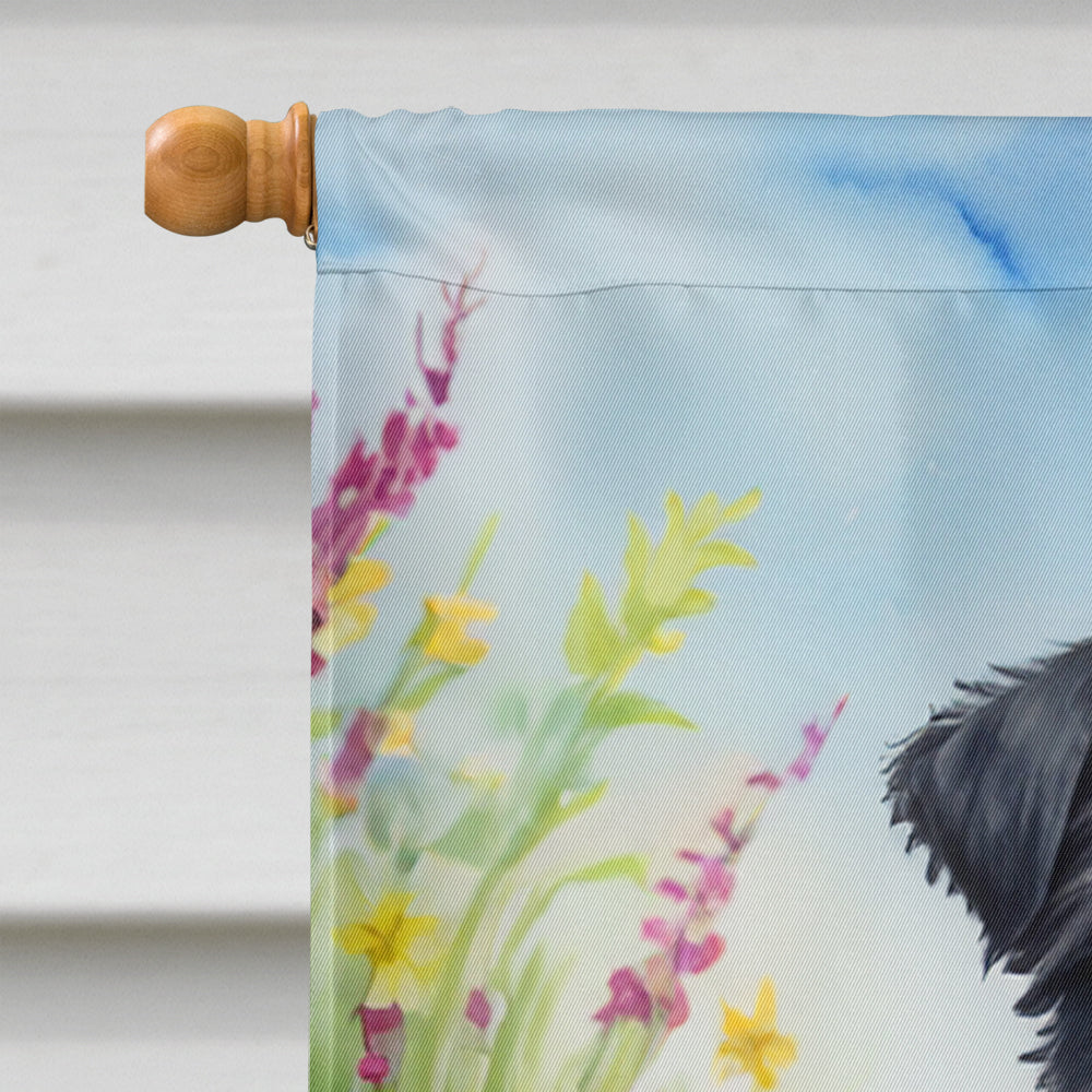 Affenpinscher Easter Egg Hunt House Flag