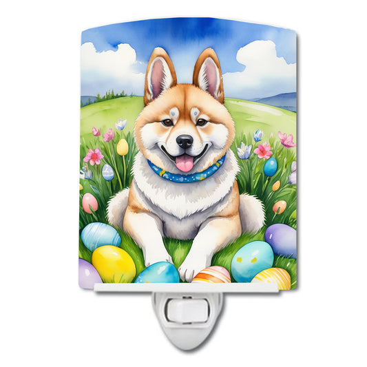 Buy this Akita Easter Egg Hunt Ceramic Night Light