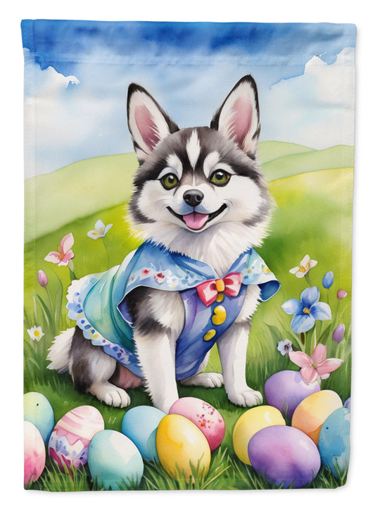 Buy this Alaskan Klee Kai Easter Egg Hunt House Flag