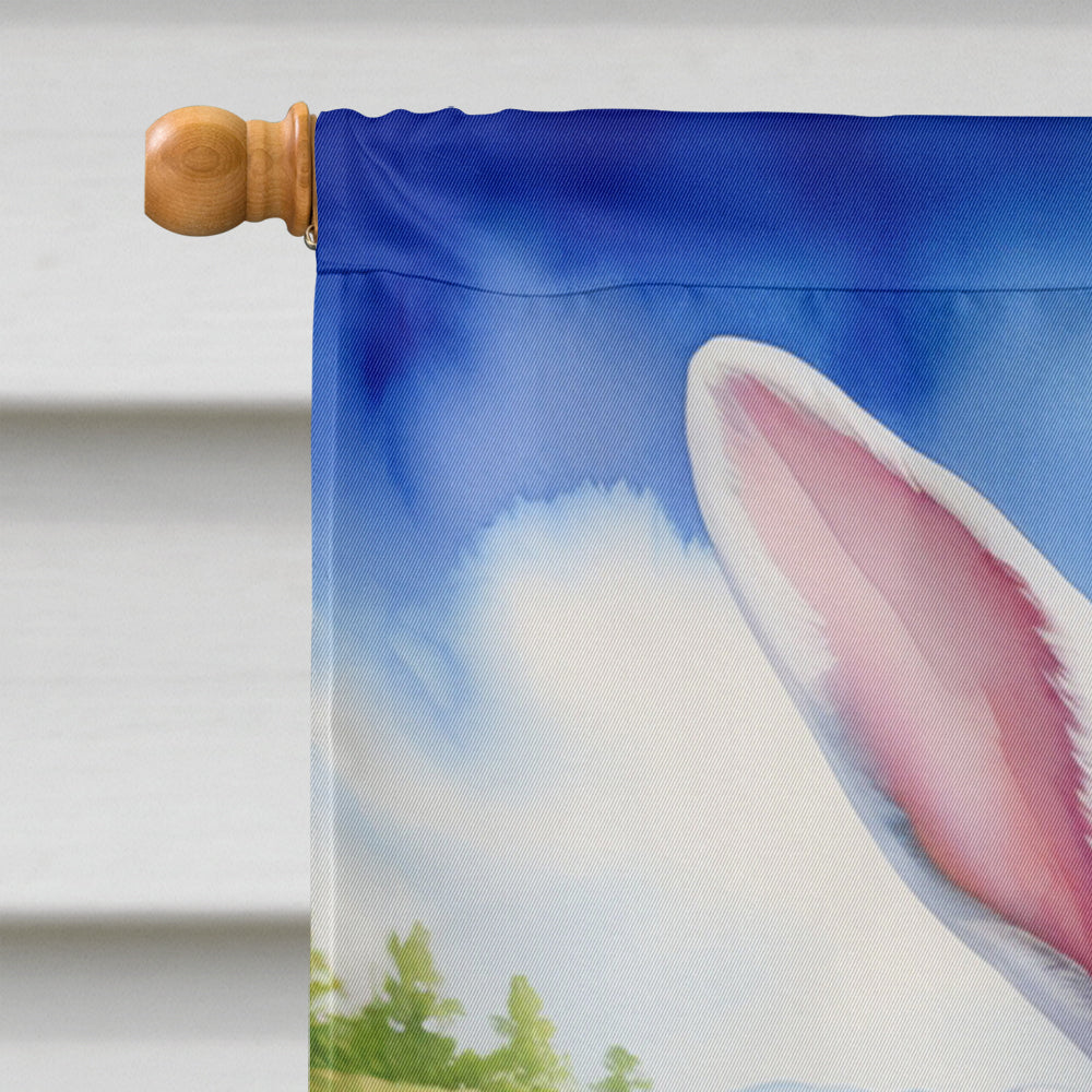 American Bulldog Easter Egg Hunt House Flag