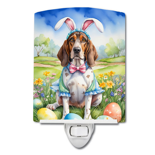 Buy this American English Coonhound Easter Egg Hunt Ceramic Night Light