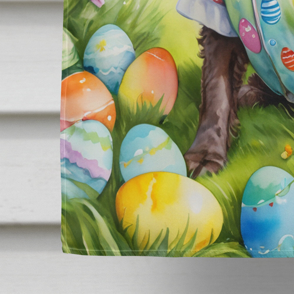 American Water Spaniel Easter Egg Hunt House Flag