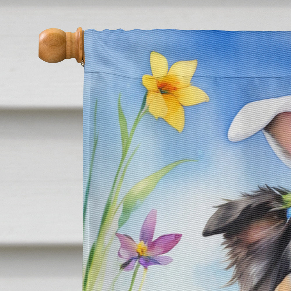 Australian Shepherd Easter Egg Hunt House Flag