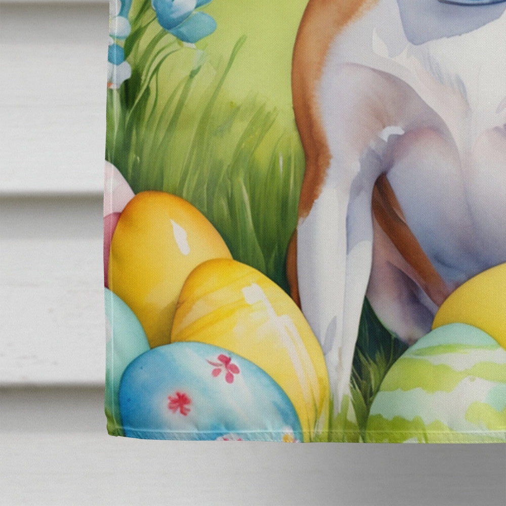 Basenji Easter Egg Hunt House Flag