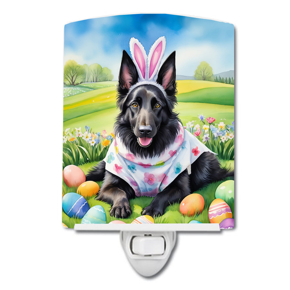 Buy this Belgian Sheepdog Easter Egg Hunt Ceramic Night Light