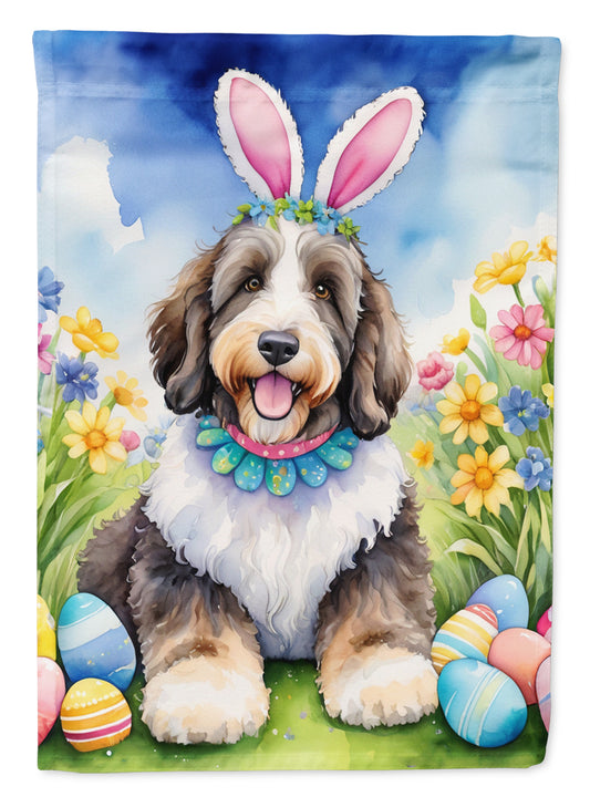 Buy this Bernedoodle Easter Egg Hunt House Flag