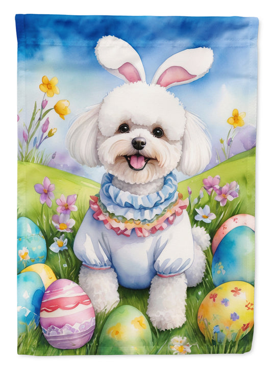 Buy this Bichon Frise Easter Egg Hunt House Flag