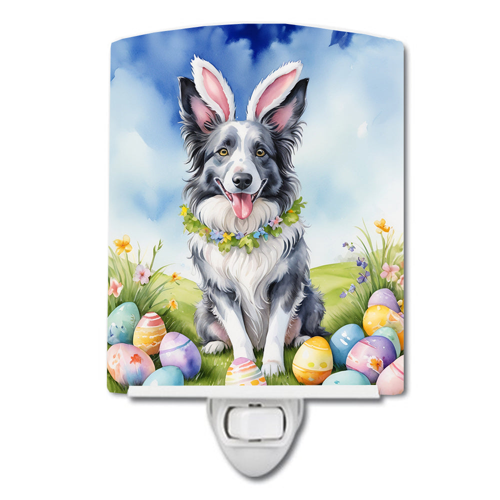 Buy this Border Collie Easter Egg Hunt Ceramic Night Light