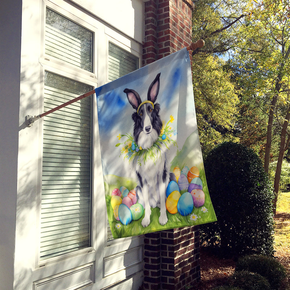 Borzoi Easter Egg Hunt House Flag