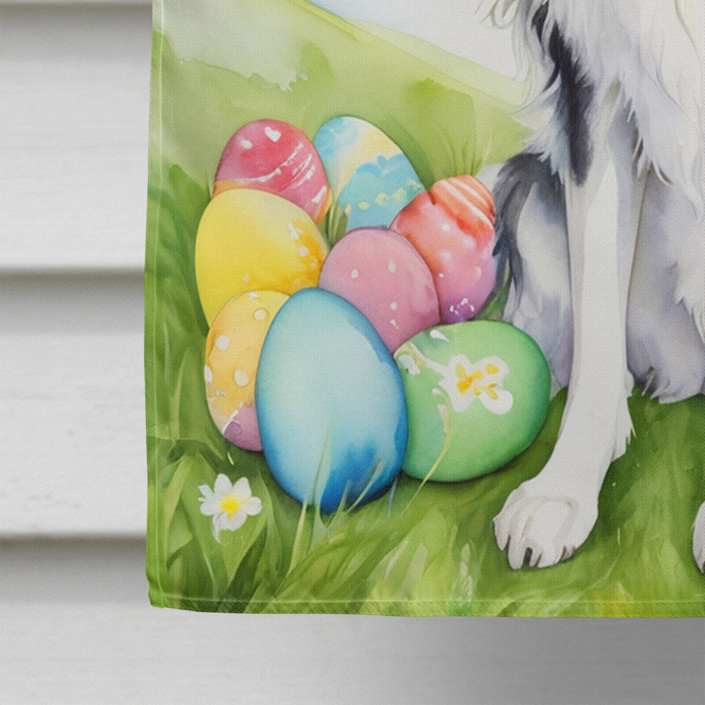 Borzoi Easter Egg Hunt House Flag