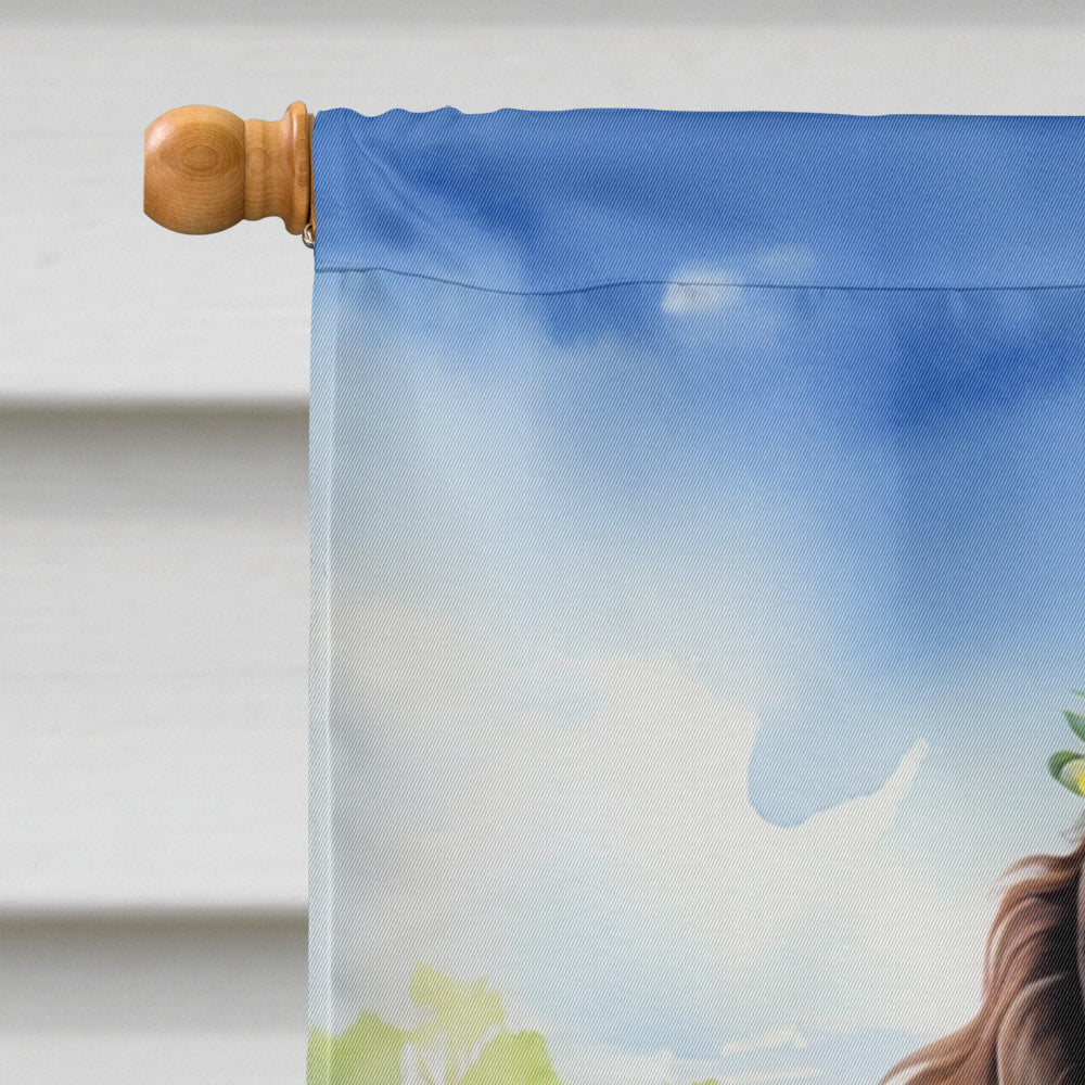 Boykin Spaniel Easter Egg Hunt House Flag