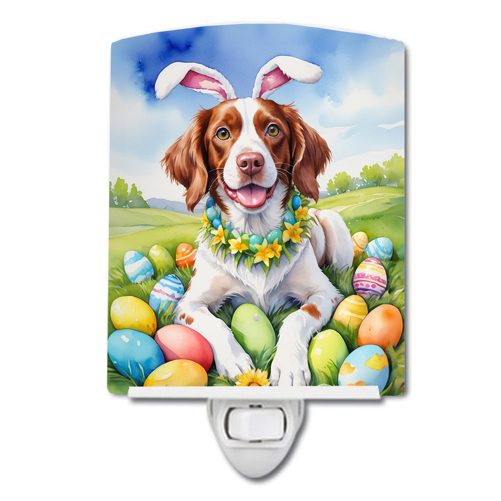 Buy this Brittany Spaniel Easter Egg Hunt Ceramic Night Light