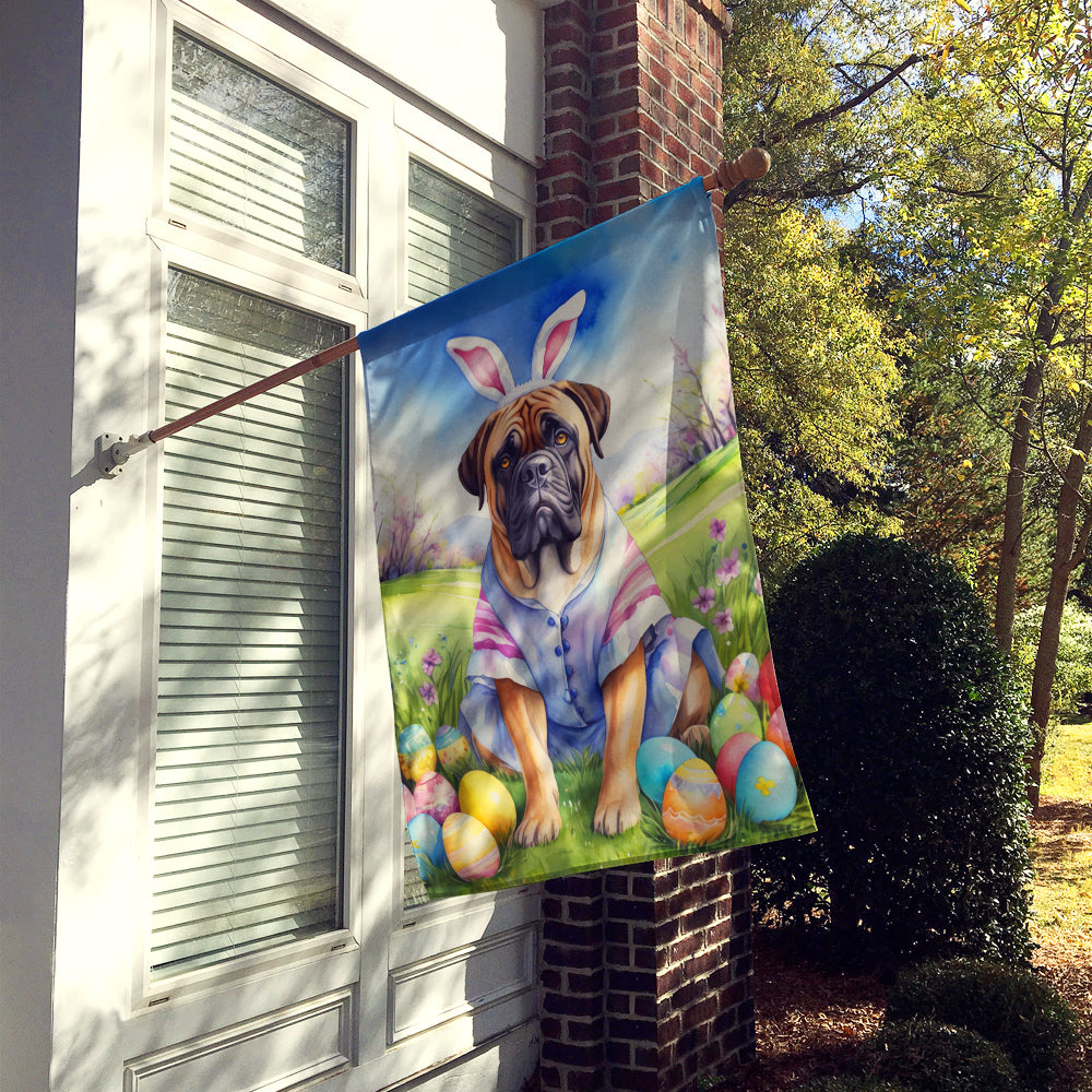 Bullmastiff Easter Egg Hunt House Flag