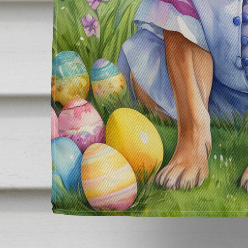 Bullmastiff Easter Egg Hunt House Flag