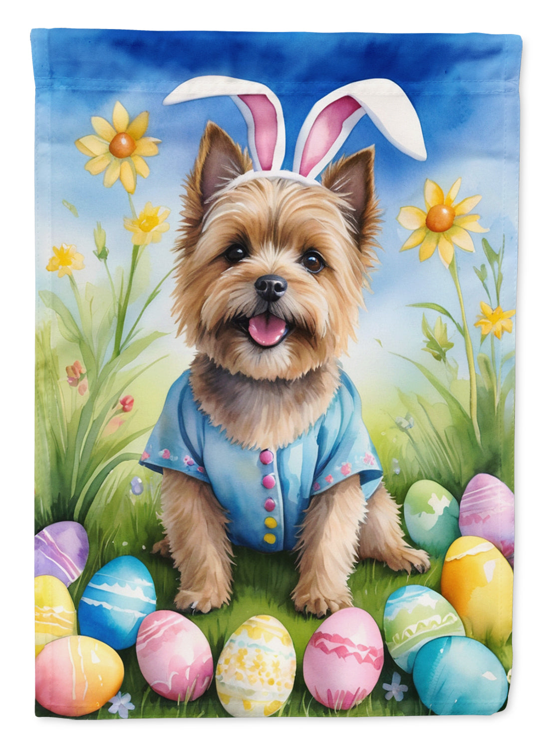 Buy this Cairn Terrier Easter Egg Hunt House Flag