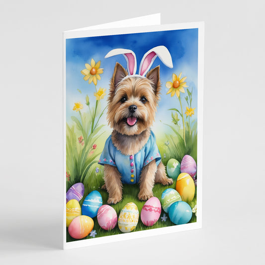 Buy this Cairn Terrier Easter Egg Hunt Greeting Cards Pack of 8