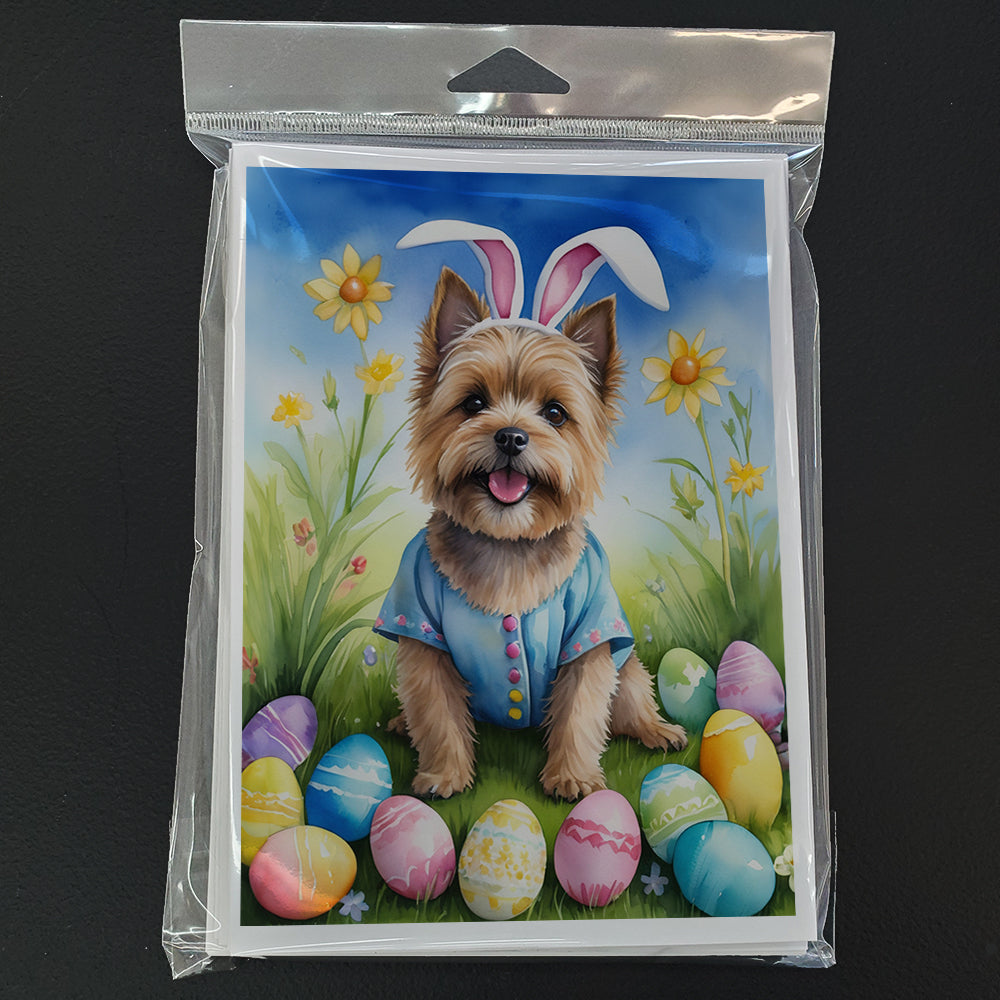 Cairn Terrier Easter Egg Hunt Greeting Cards Pack of 8