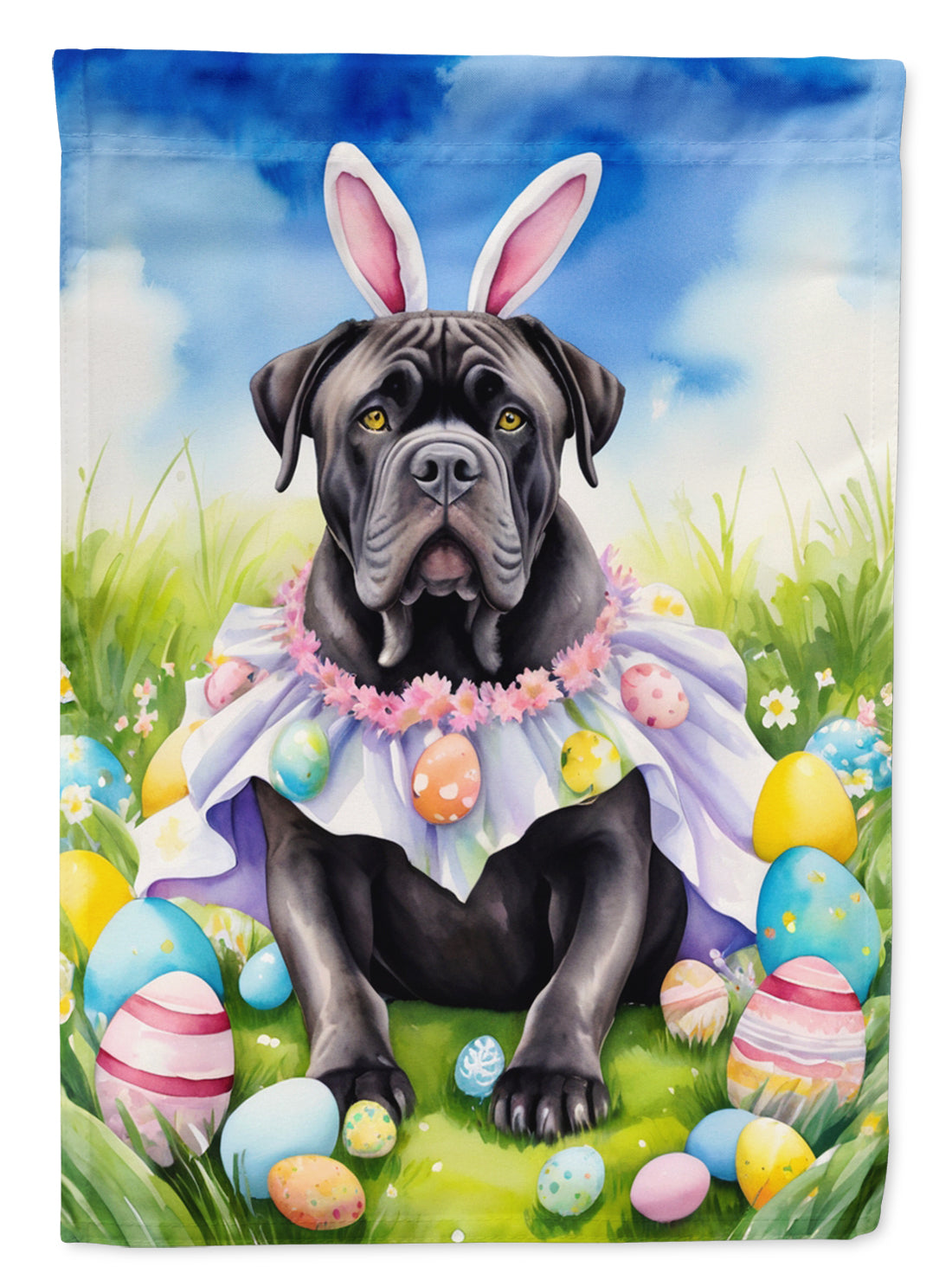 Buy this Cane Corso Easter Egg Hunt House Flag