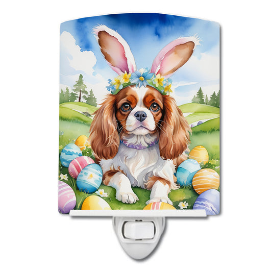 Buy this Cavalier Spaniel Easter Egg Hunt Ceramic Night Light