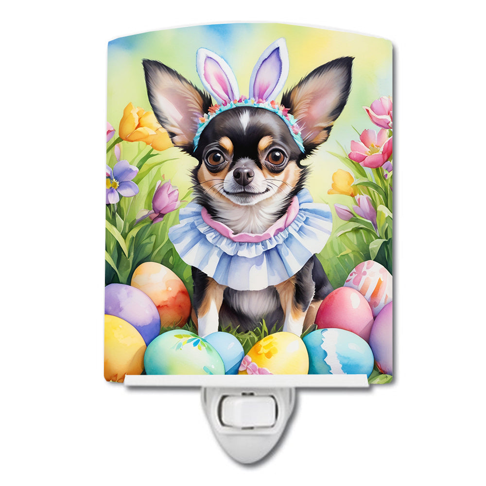 Buy this Chihuahua Easter Egg Hunt Ceramic Night Light