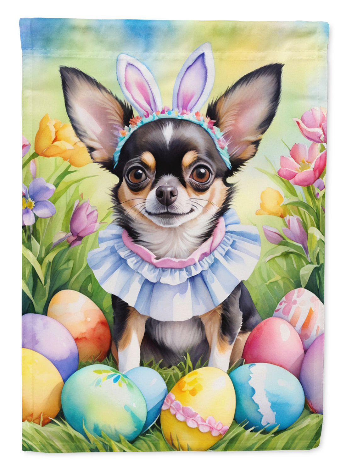 Buy this Chihuahua Easter Egg Hunt Garden Flag