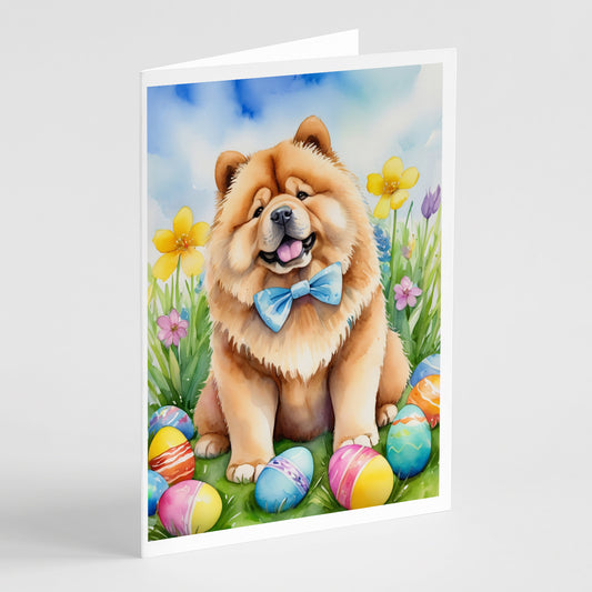 Buy this Chow Chow Easter Egg Hunt Greeting Cards Pack of 8