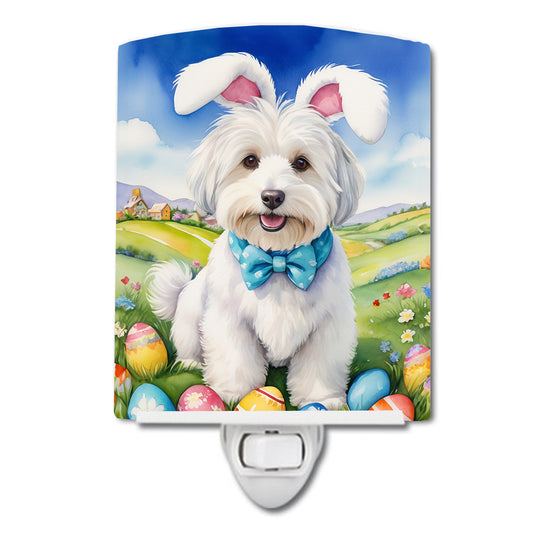 Buy this Coton de Tulear Easter Egg Hunt Ceramic Night Light