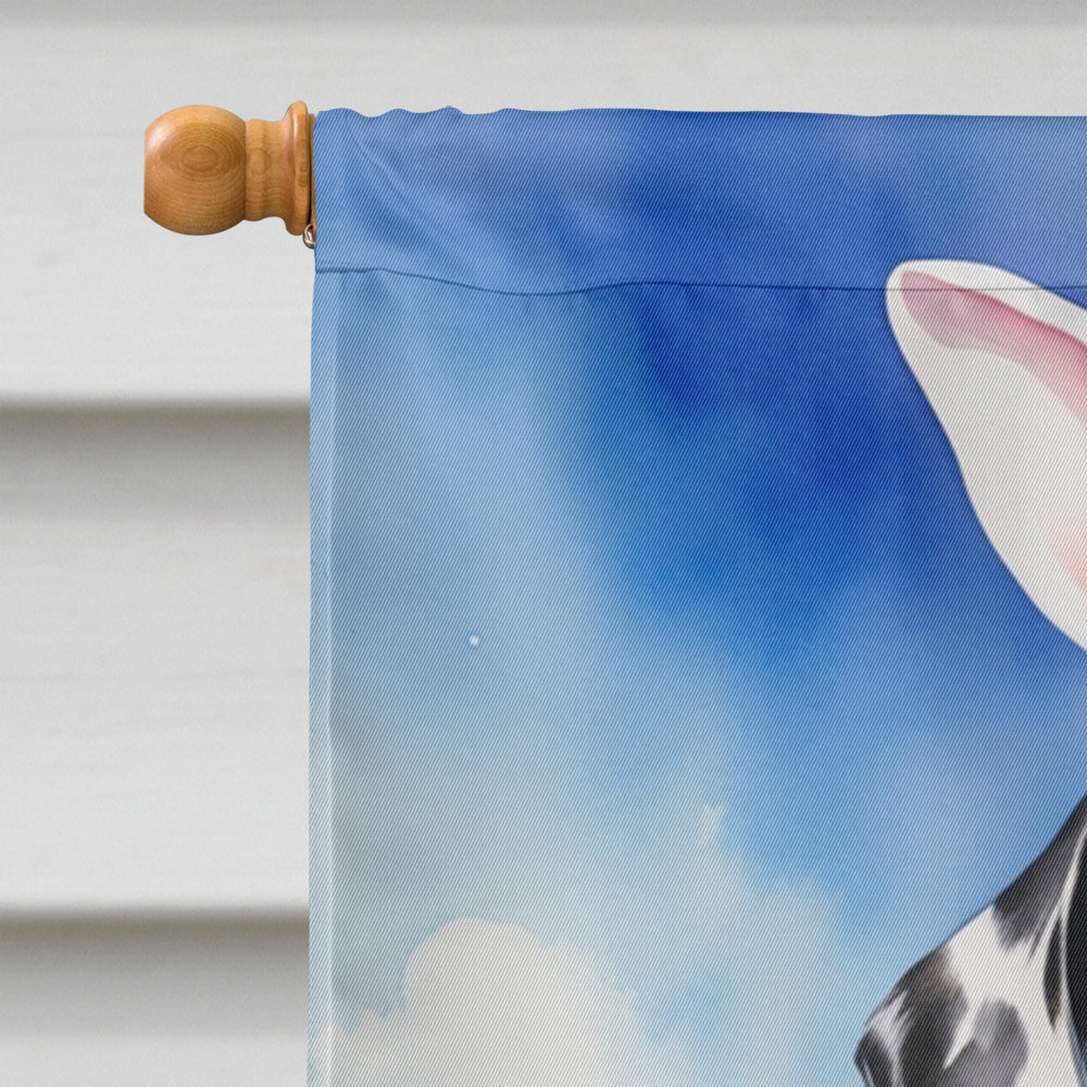 Dalmatian Easter Egg Hunt House Flag