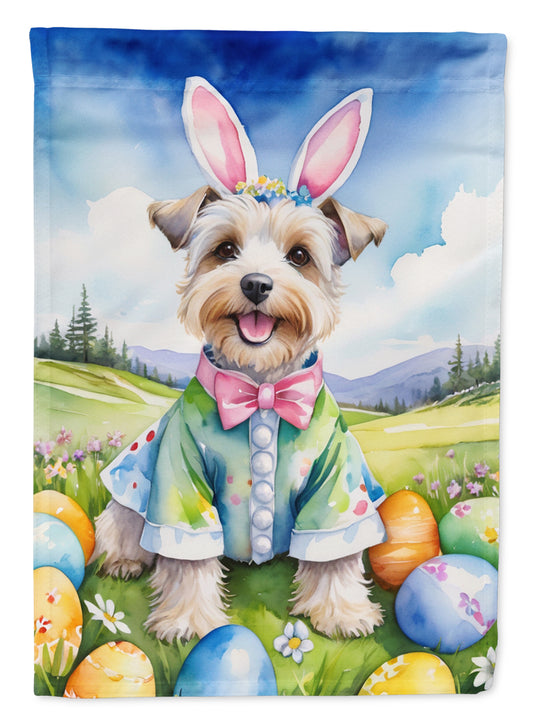 Buy this Dandie Dinmont Terrier Easter Egg Hunt Garden Flag