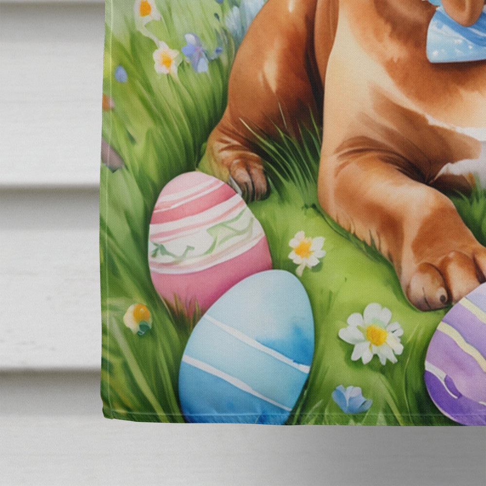 Dogue de Bordeaux Easter Egg Hunt House Flag