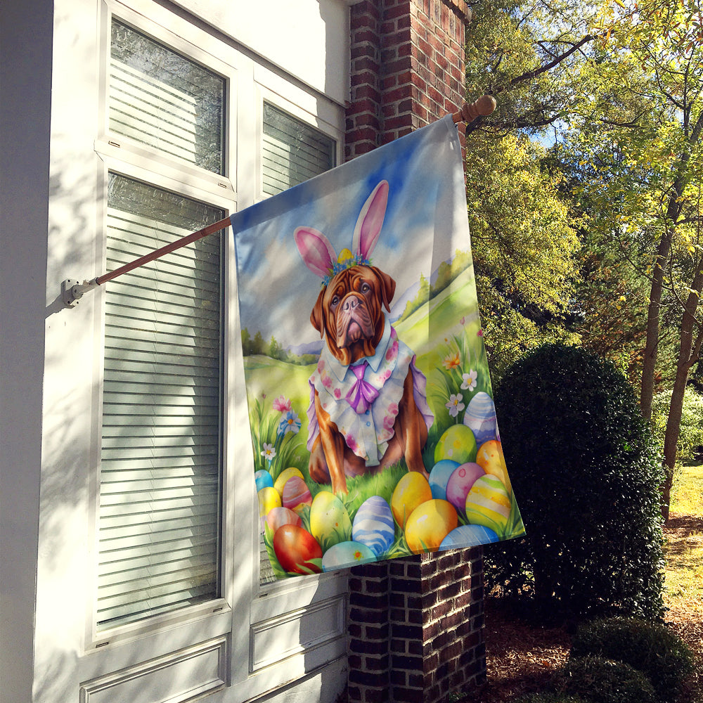 Dogue de Bordeaux Easter Egg Hunt House Flag