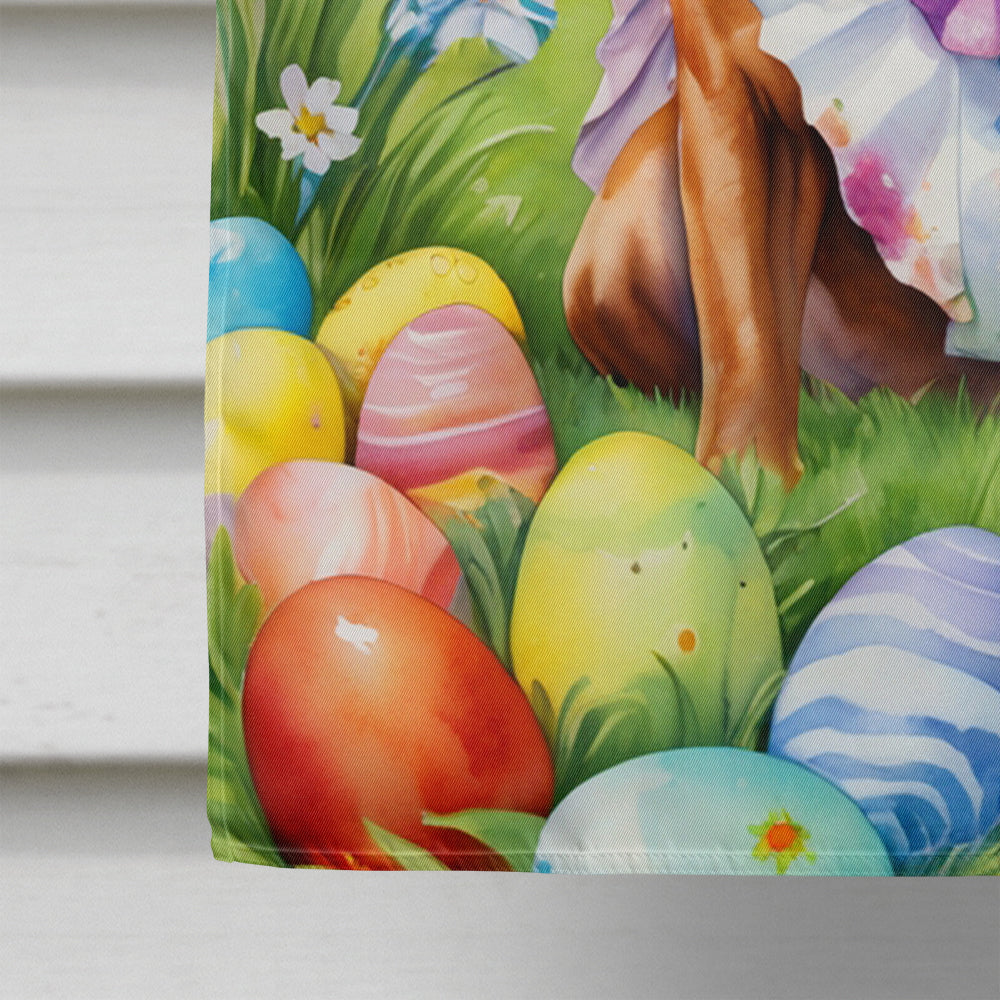 Dogue de Bordeaux Easter Egg Hunt House Flag