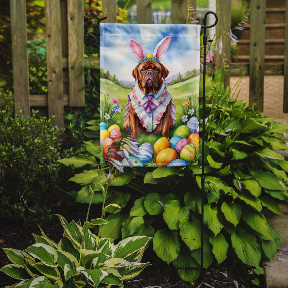 Dogue de Bordeaux Easter Egg Hunt Garden Flag