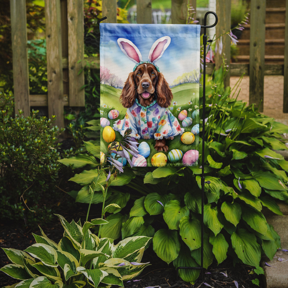 English Cocker Spaniel Easter Egg Hunt Garden Flag