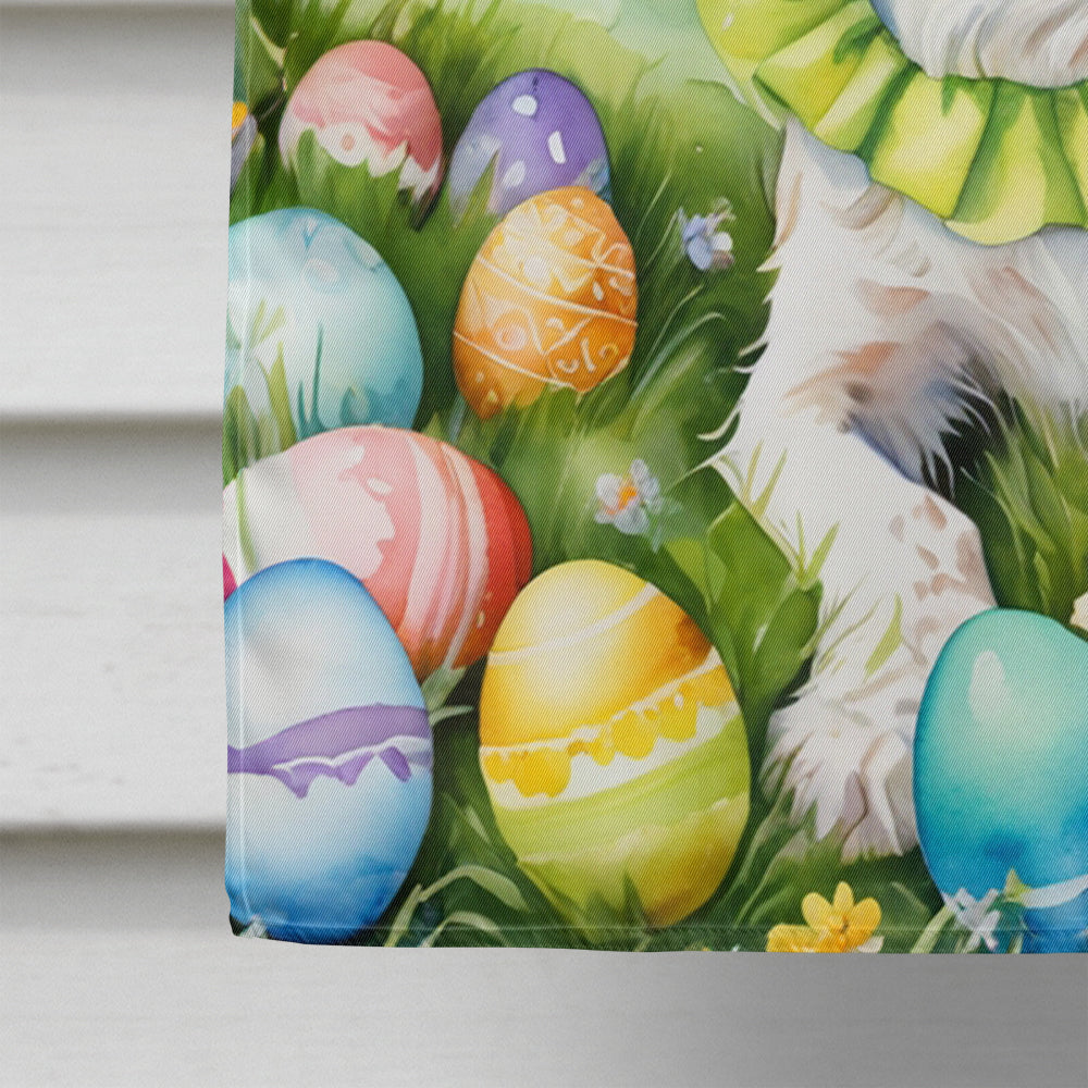 English Springer Spaniel Easter Egg Hunt House Flag