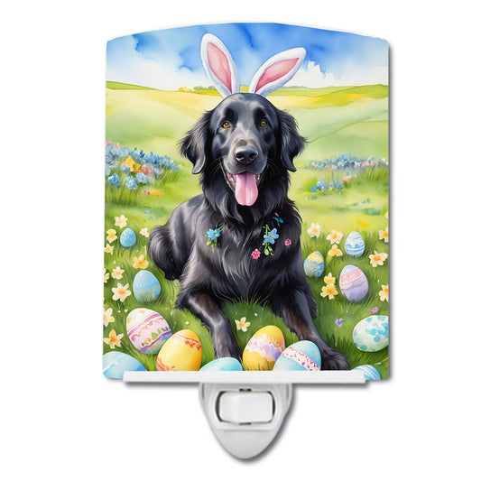 Buy this Flat-Coated Retriever Easter Egg Hunt Ceramic Night Light